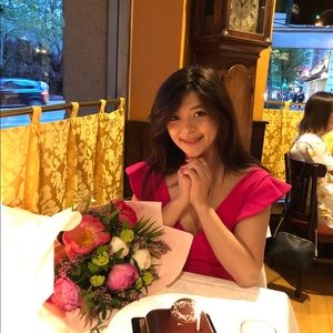 Ever New pink formal midi dress